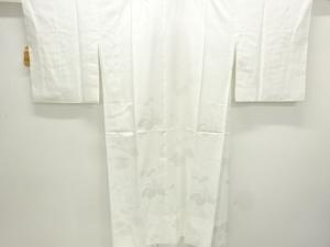 桐模様織出し単衣長襦袢